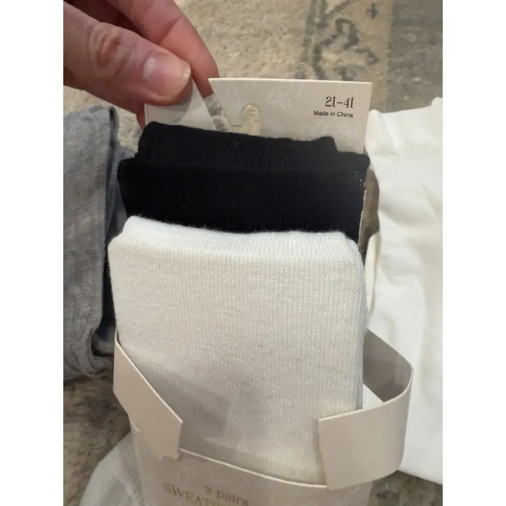 Girls Size 2T-4T Nordstrom Tights 5 Pairs NEW